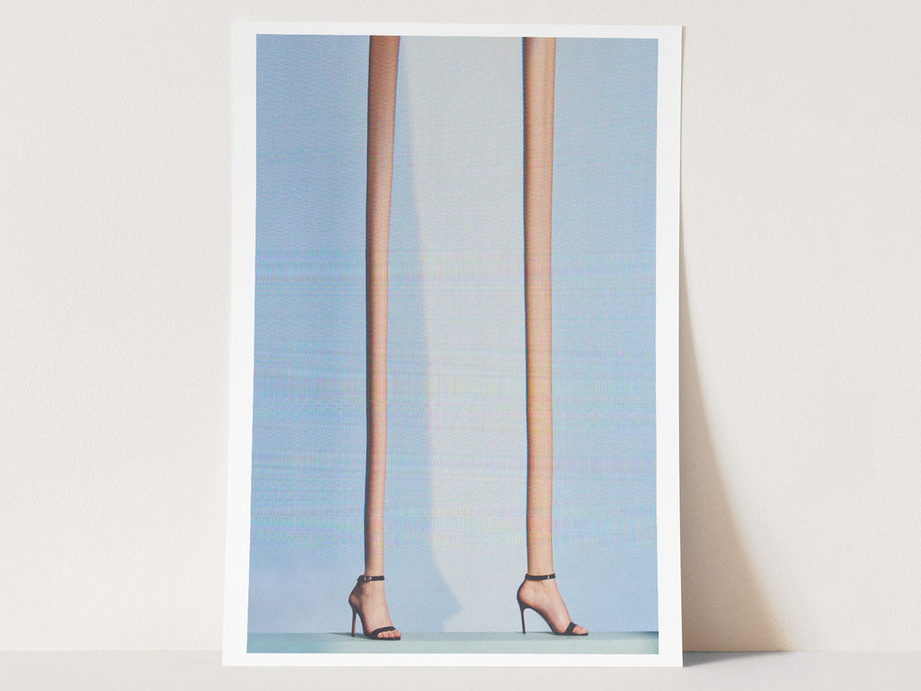 Surreal Altered Fashion Photograph - Unique High Heels Wall Art for Contemporary Home Decor | Untitled (145) Giclée Print
