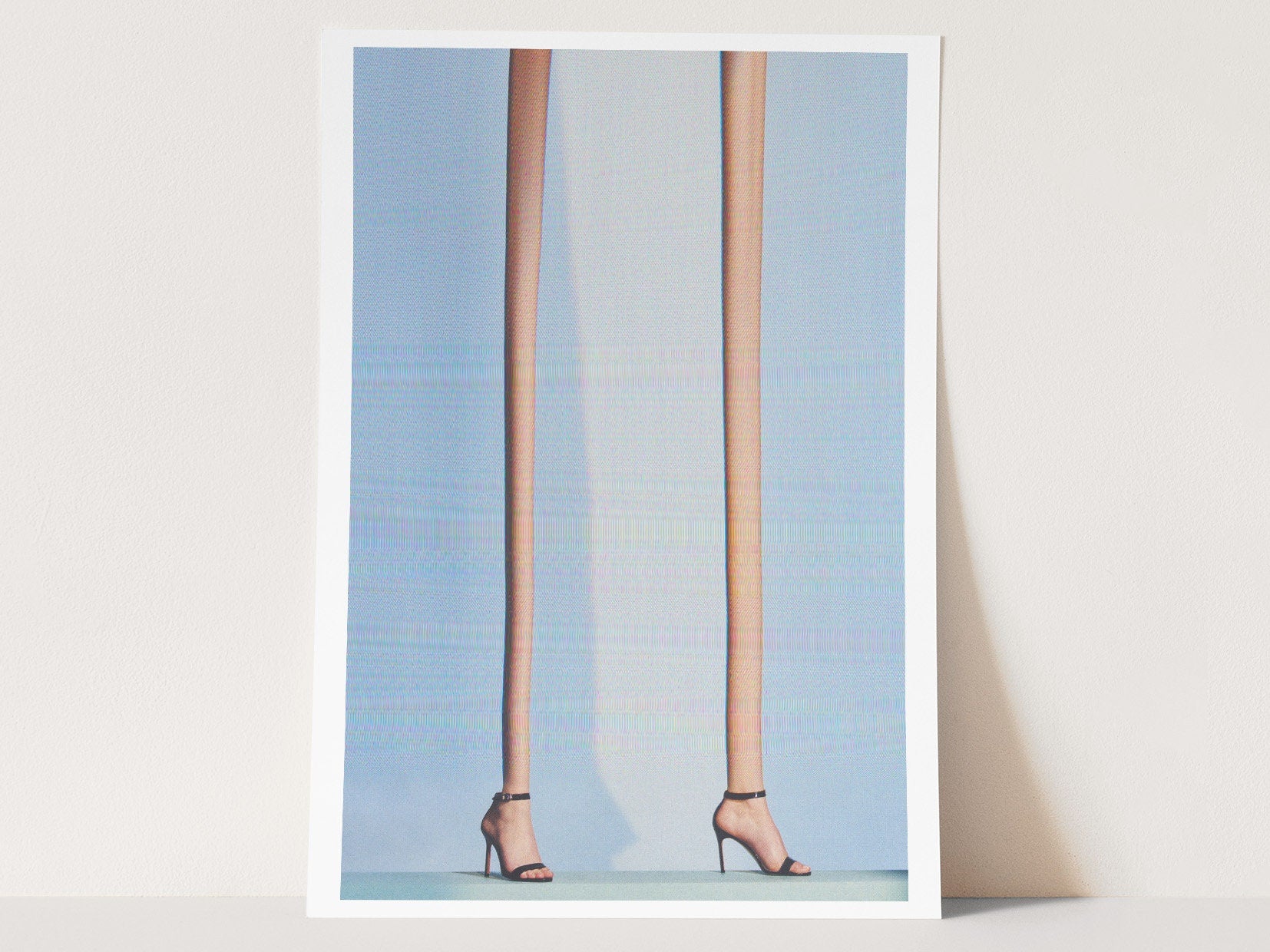 Surreal Altered Fashion Photograph - Unique High Heels Wall Art for Contemporary Home Decor | Untitled (145) Giclée Print