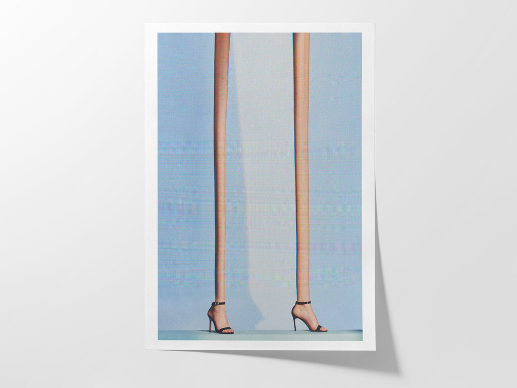 Surreal Altered Fashion Photograph - Unique High Heels Wall Art for Contemporary Home Decor | Untitled (145) Giclée Print