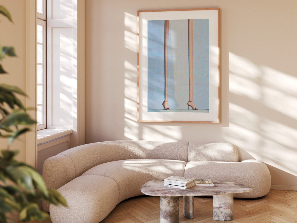 Surreal Altered Fashion Photograph - Unique High Heels Wall Art for Contemporary Home Decor | Untitled (145) Giclée Print