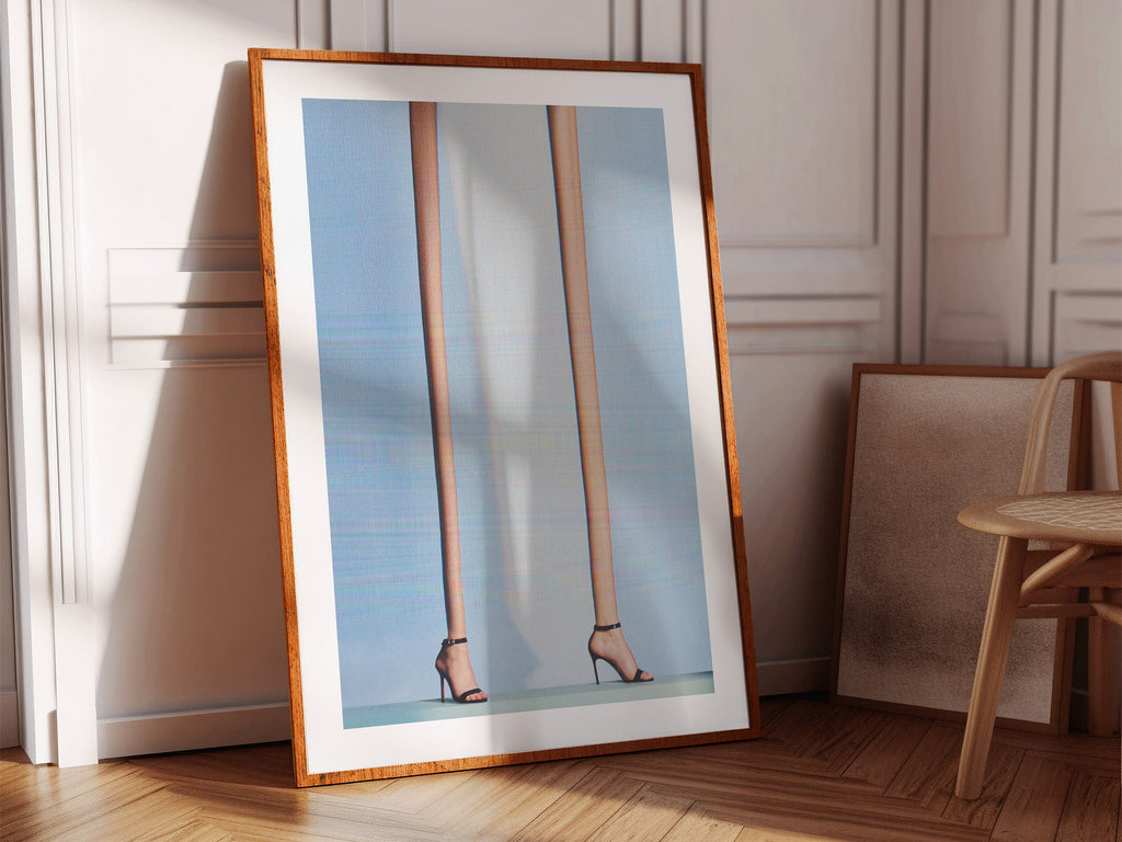 Surreal Altered Fashion Photograph - Unique High Heels Wall Art for Contemporary Home Decor | Untitled (145) Giclée Print