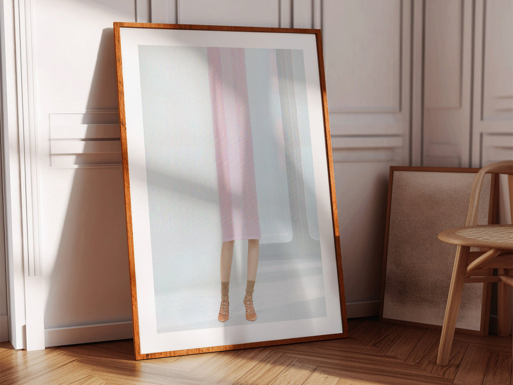 Ethereal Minimalist Altered Fashion Portrait - Surreal Wall Art for Contemporary Home Decor | Untitled (146) Giclée Print