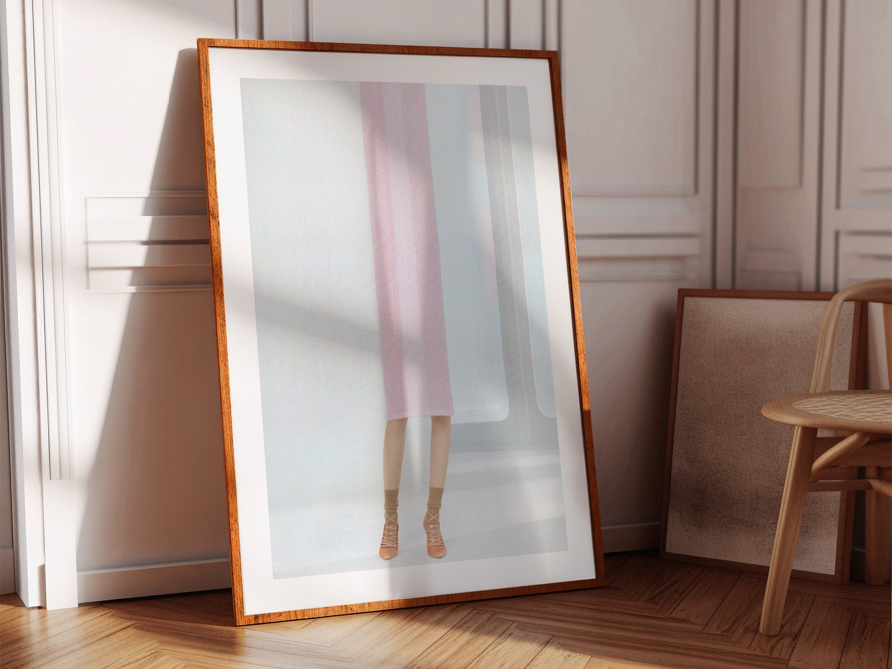 Ethereal Minimalist Altered Fashion Portrait - Surreal Wall Art for Contemporary Home Decor | Untitled (146) Giclée Print