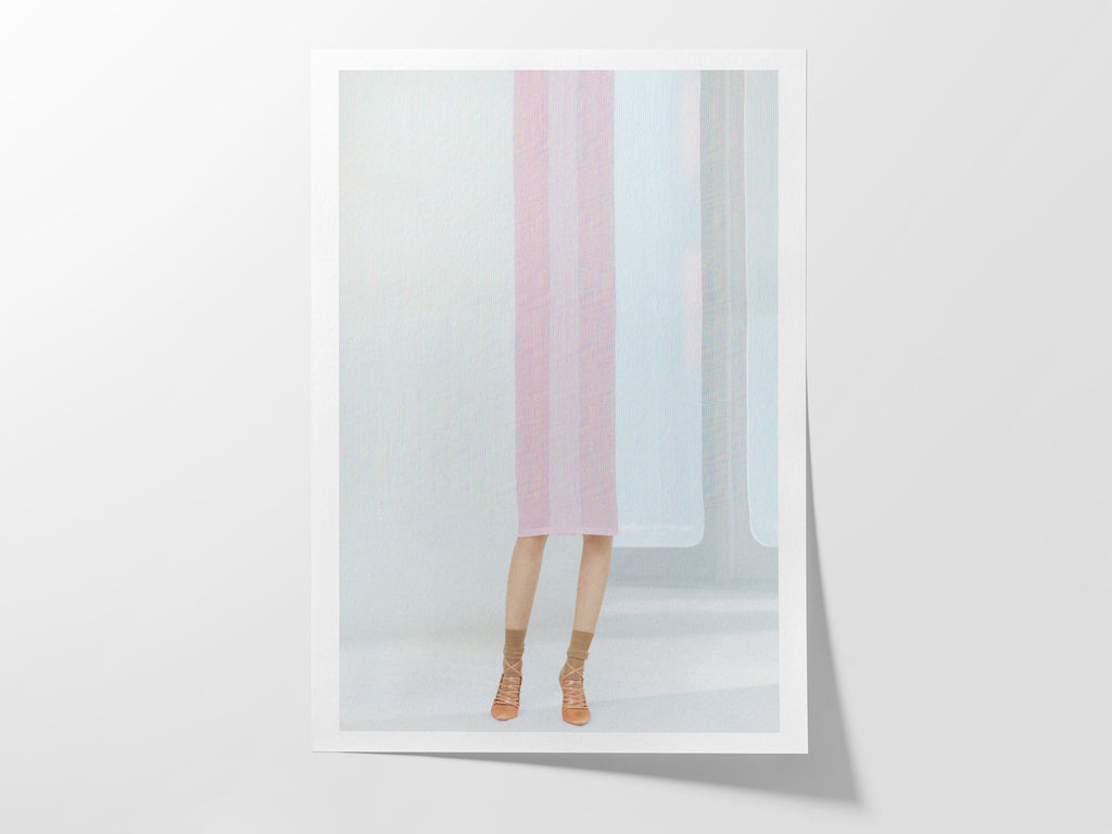 Ethereal Minimalist Altered Fashion Portrait - Surreal Wall Art for Contemporary Home Decor | Untitled (146) Giclée Print