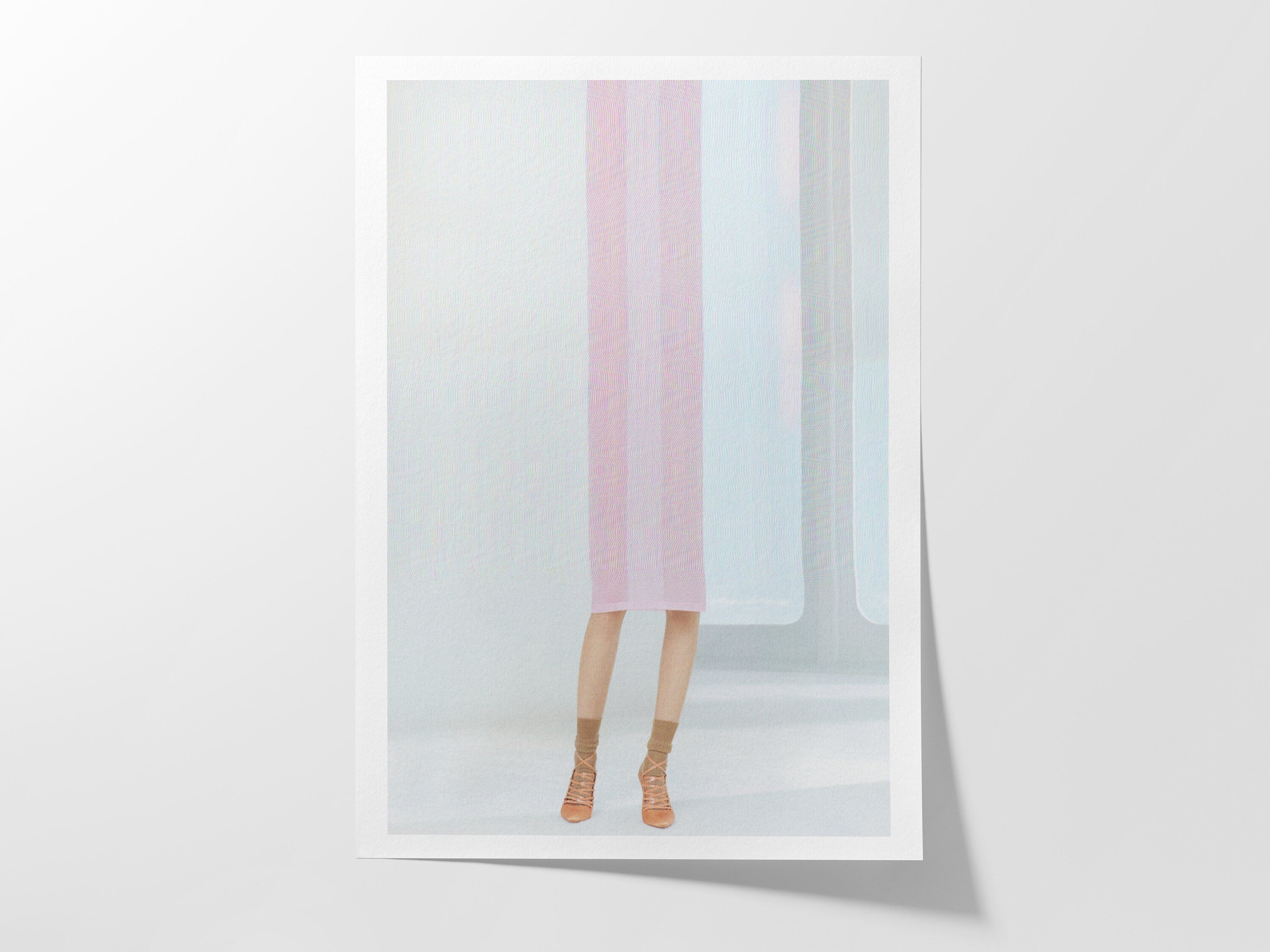 Ethereal Minimalist Altered Fashion Portrait - Surreal Wall Art for Contemporary Home Decor | Untitled (146) Giclée Print