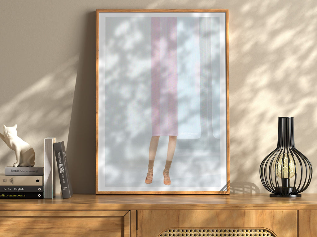 Ethereal Minimalist Altered Fashion Portrait - Surreal Wall Art for Contemporary Home Decor | Untitled (146) Giclée Print