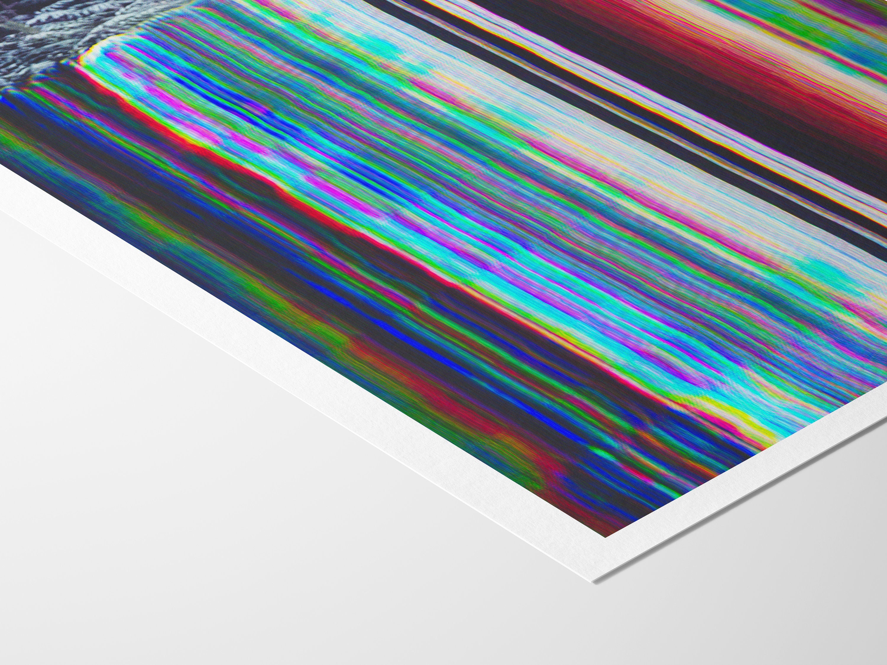 Woman In Nature Altered Fashion Photo Wall Art - Colorful Maximalist Aesthetic Decor for Home, Office, Bedroom | Untitled (152) Giclée Print