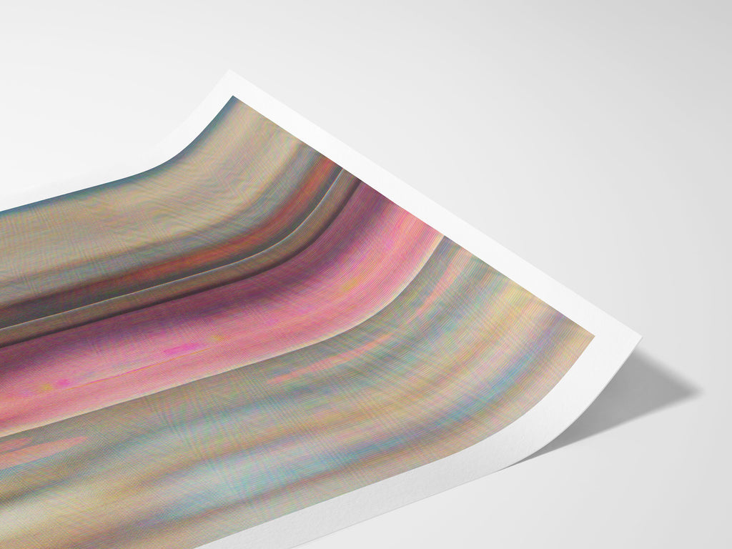 Surreal Altered Fashion Portrait - Unique Pink Dress Artwork for Modern Home Decor and Contemporary Spaces | Untitled (154) Giclée Print