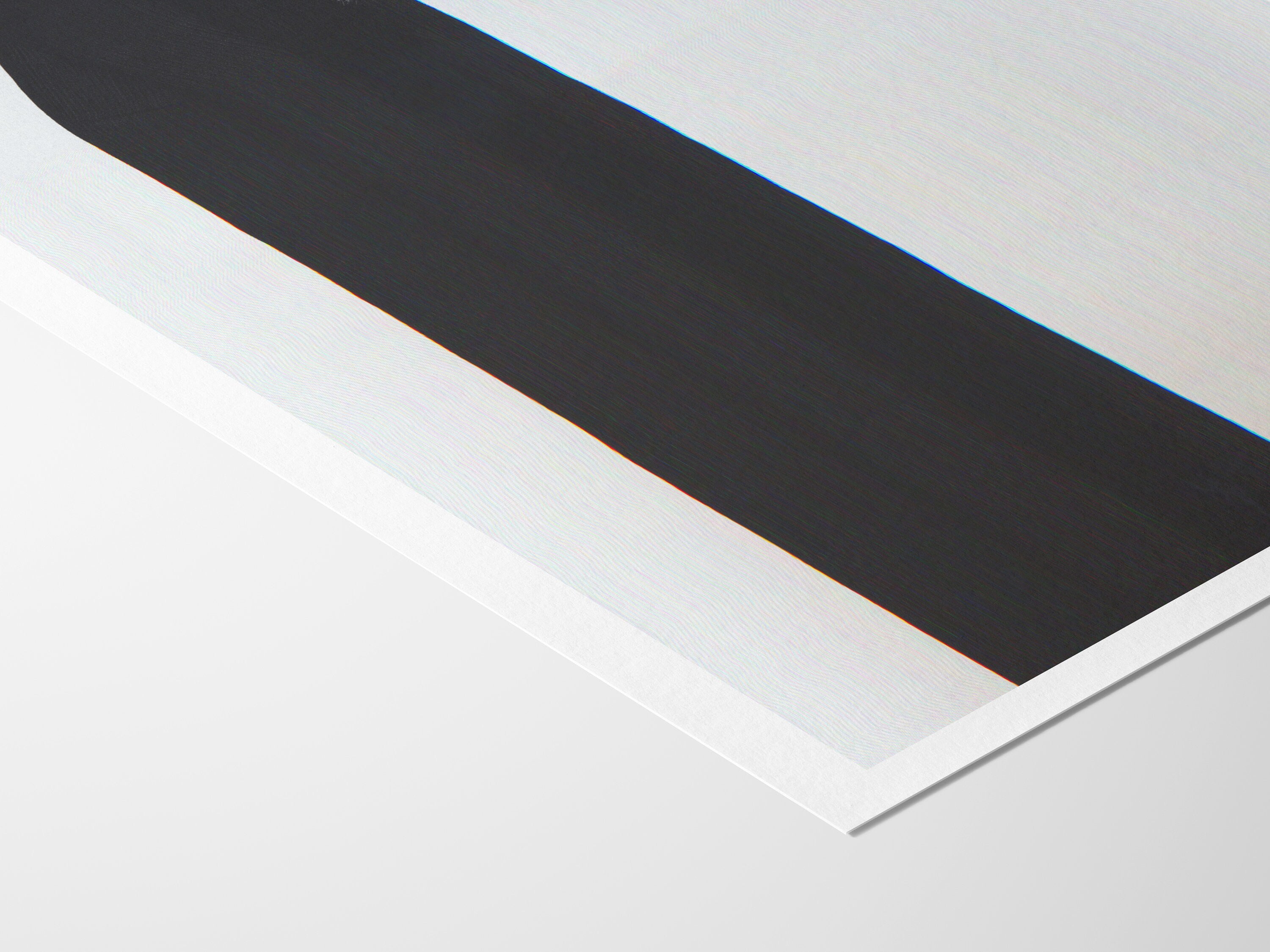 Monochromatic Minimalist Portrait Art Print - Elegant Black and White Fashion Decor for Modern Spaces | Untitled (161) Giclée Print