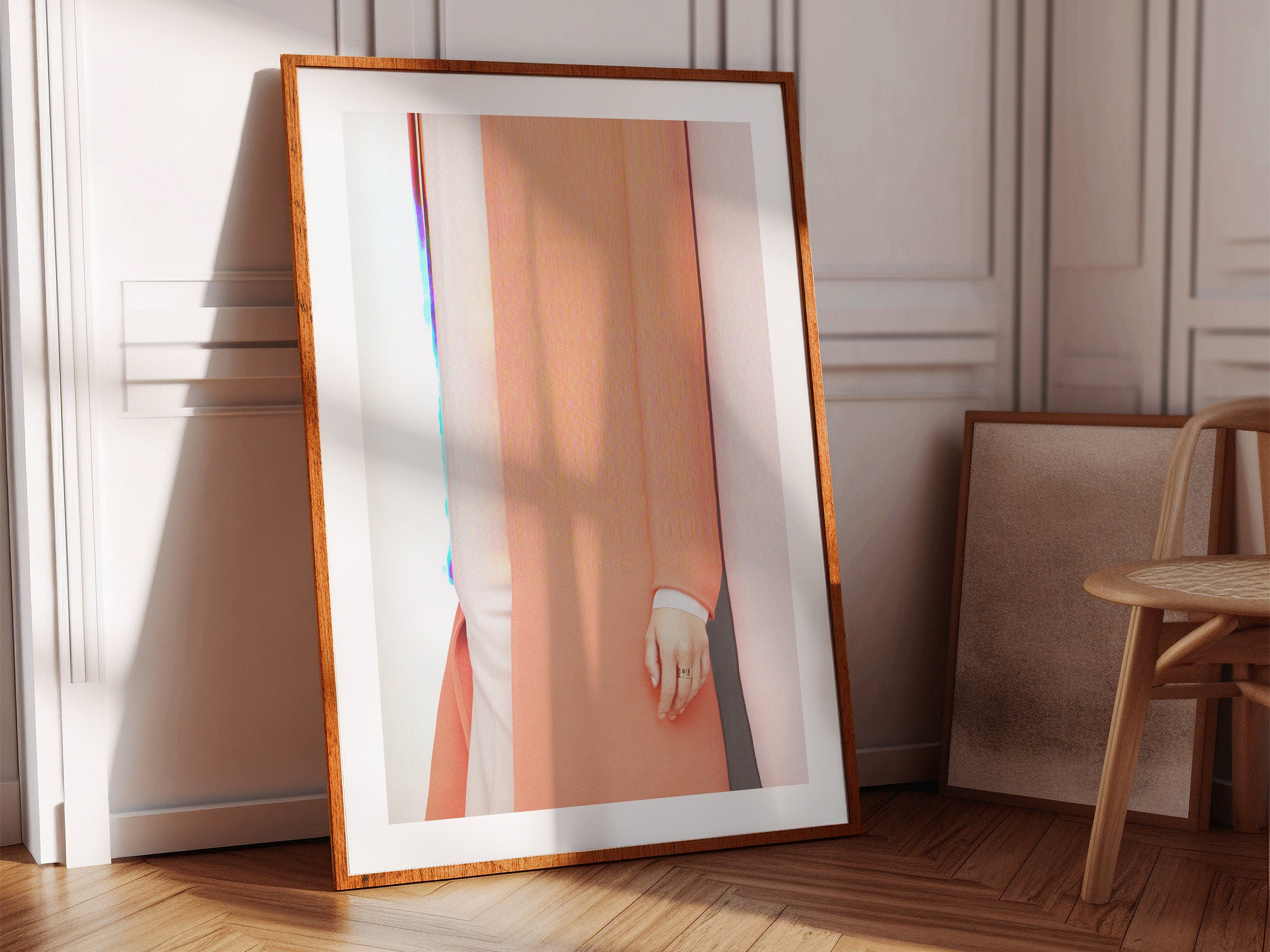 Dreamy Altered Fashion Portrait - Soft Color Palette for Contemporary Home Decor | Untitled (162) Giclée Print