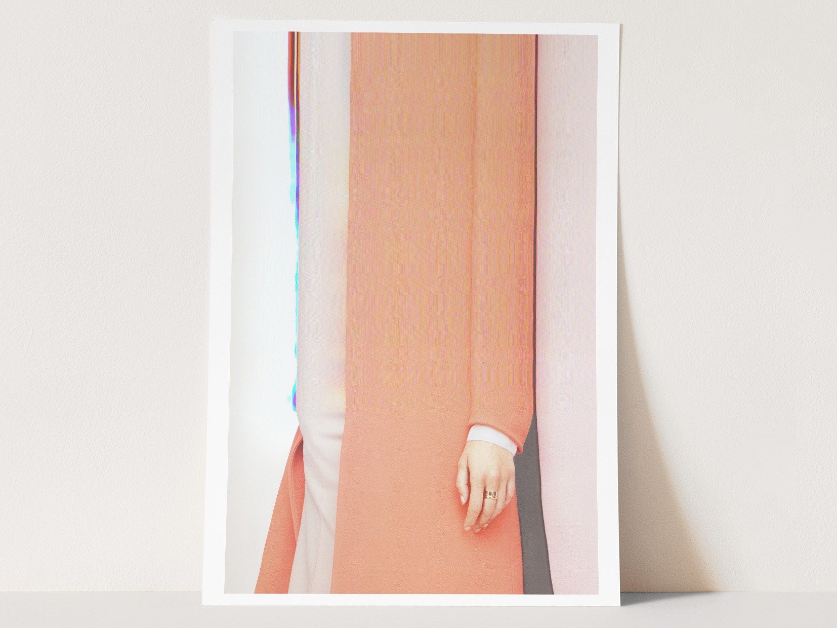 Dreamy Altered Fashion Portrait - Soft Color Palette for Contemporary Home Decor | Untitled (162) Giclée Print