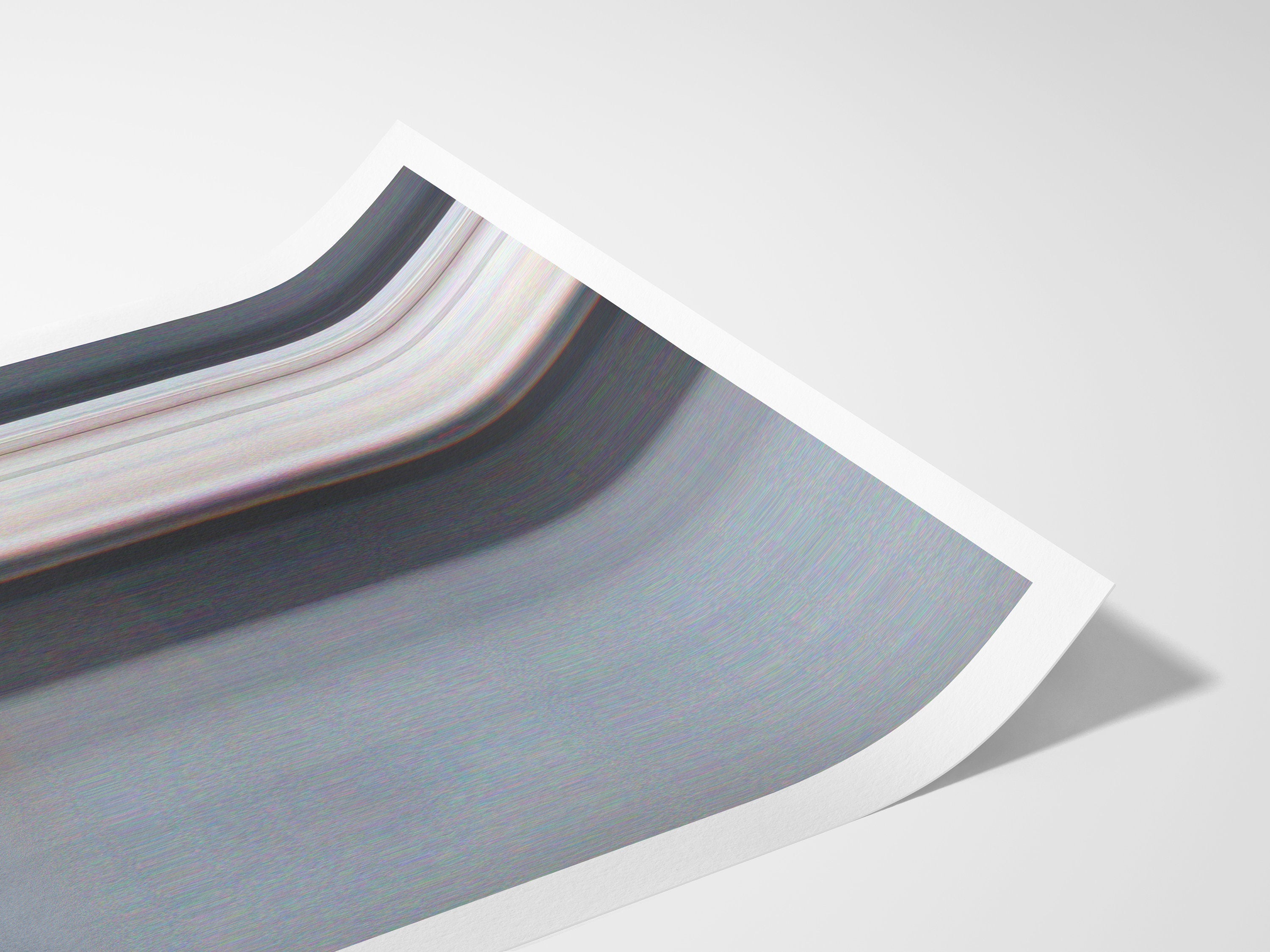 Surreal Altered Portrait in Red Dress - Unique Minimalist Wall Art for Modern Home Decor | Untitled (163) Giclée Print