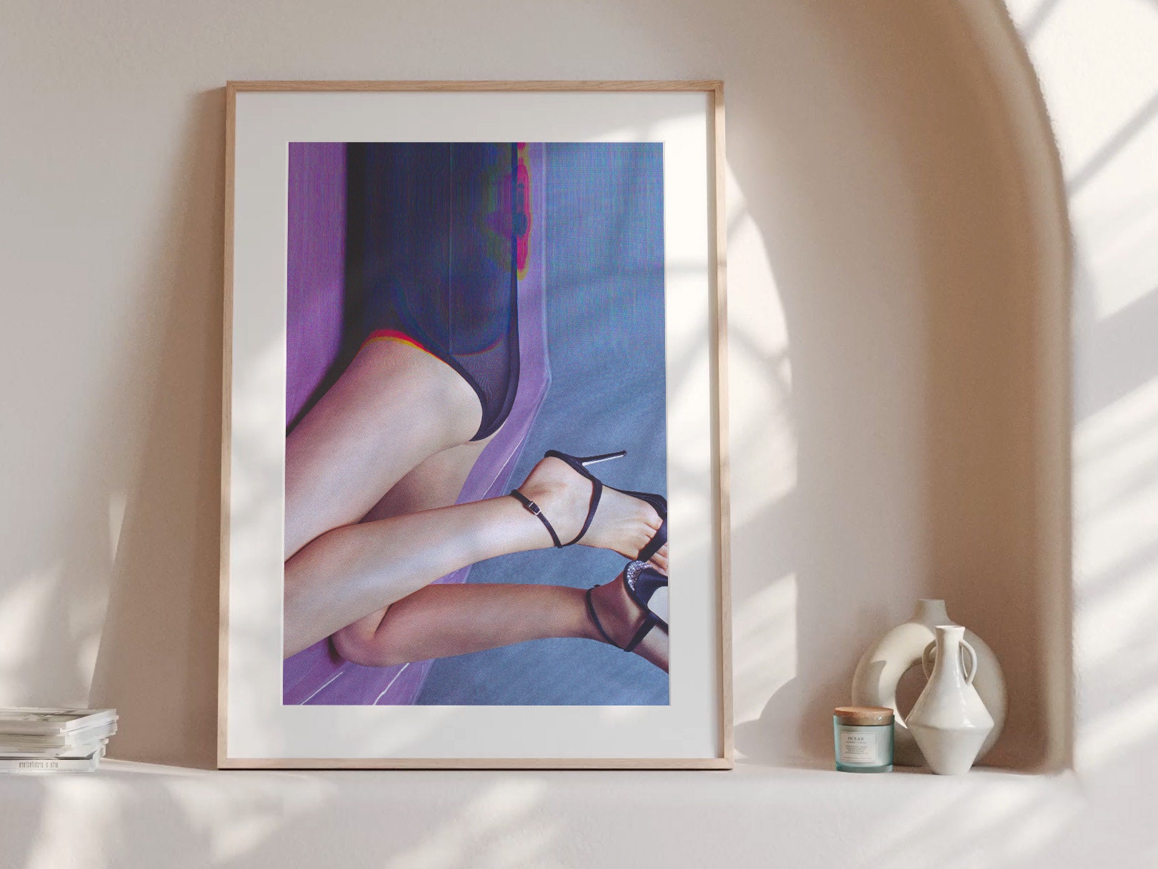 Sensual Abstract Fashion Photography Print - Modern Glamorous Wall Art for Bedroom, Living Room, Office Decor | Untitled (167) Giclée Print