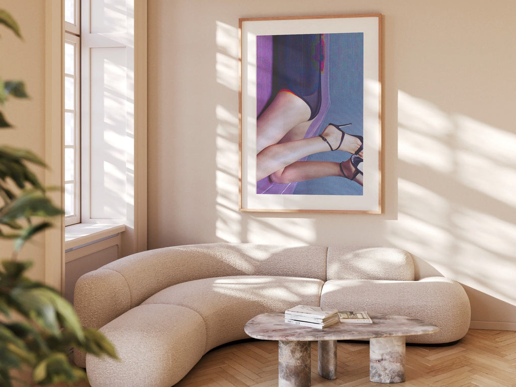 Sensual Abstract Fashion Photography Print - Modern Glamorous Wall Art for Bedroom, Living Room, Office Decor | Untitled (167) Giclée Print