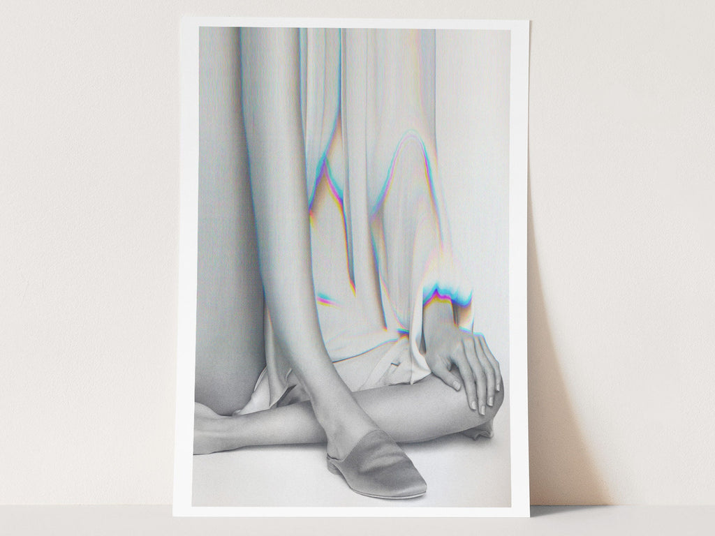 Elegant Surrealist Altered Fashion Art Print - Minimalist Monochrome Decor for Modern Living Spaces | Untitled (168) Giclée Print