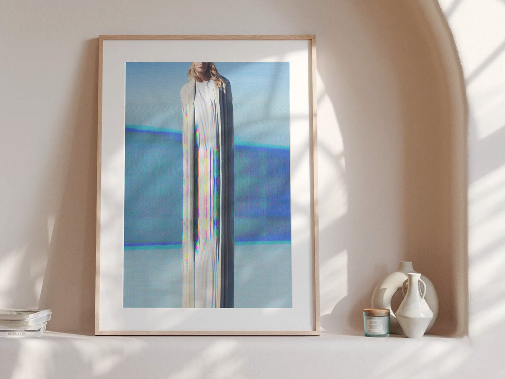 Surreal Altered Fashion Portrait Wall Art - Ethereal Minimalist Decor for Contemporary Living Spaces | Untitled (169) Giclée Print