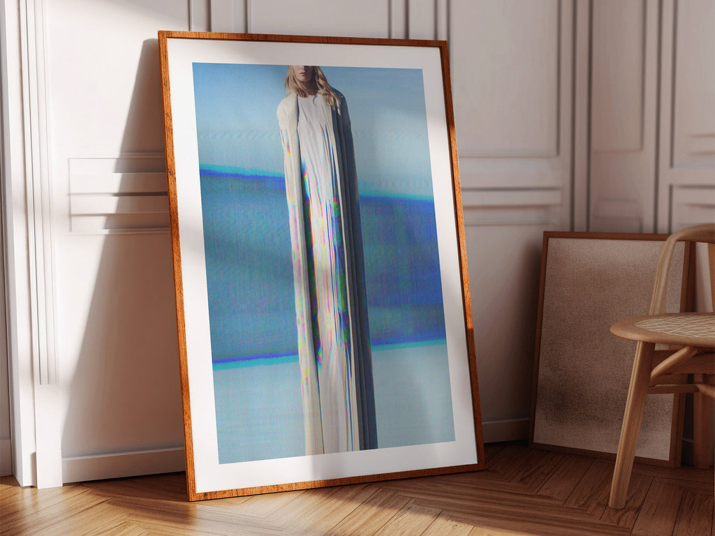 Surreal Altered Fashion Portrait Wall Art - Ethereal Minimalist Decor for Contemporary Living Spaces | Untitled (169) Giclée Print