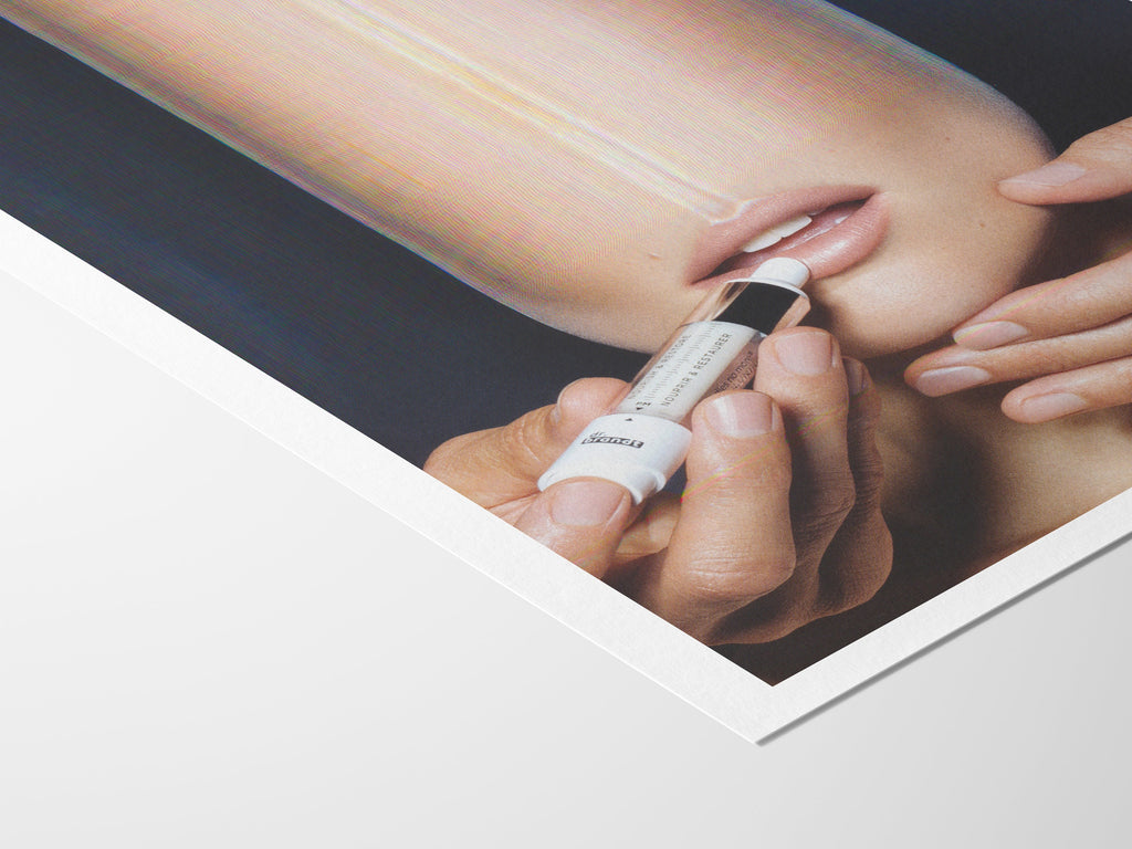 Altered Beauty Ad Photo Wall Art - Postmodern Surreal Makeup Wall Decor for Home, Office, Apartment, Salon | Untitled (171) Giclée Print