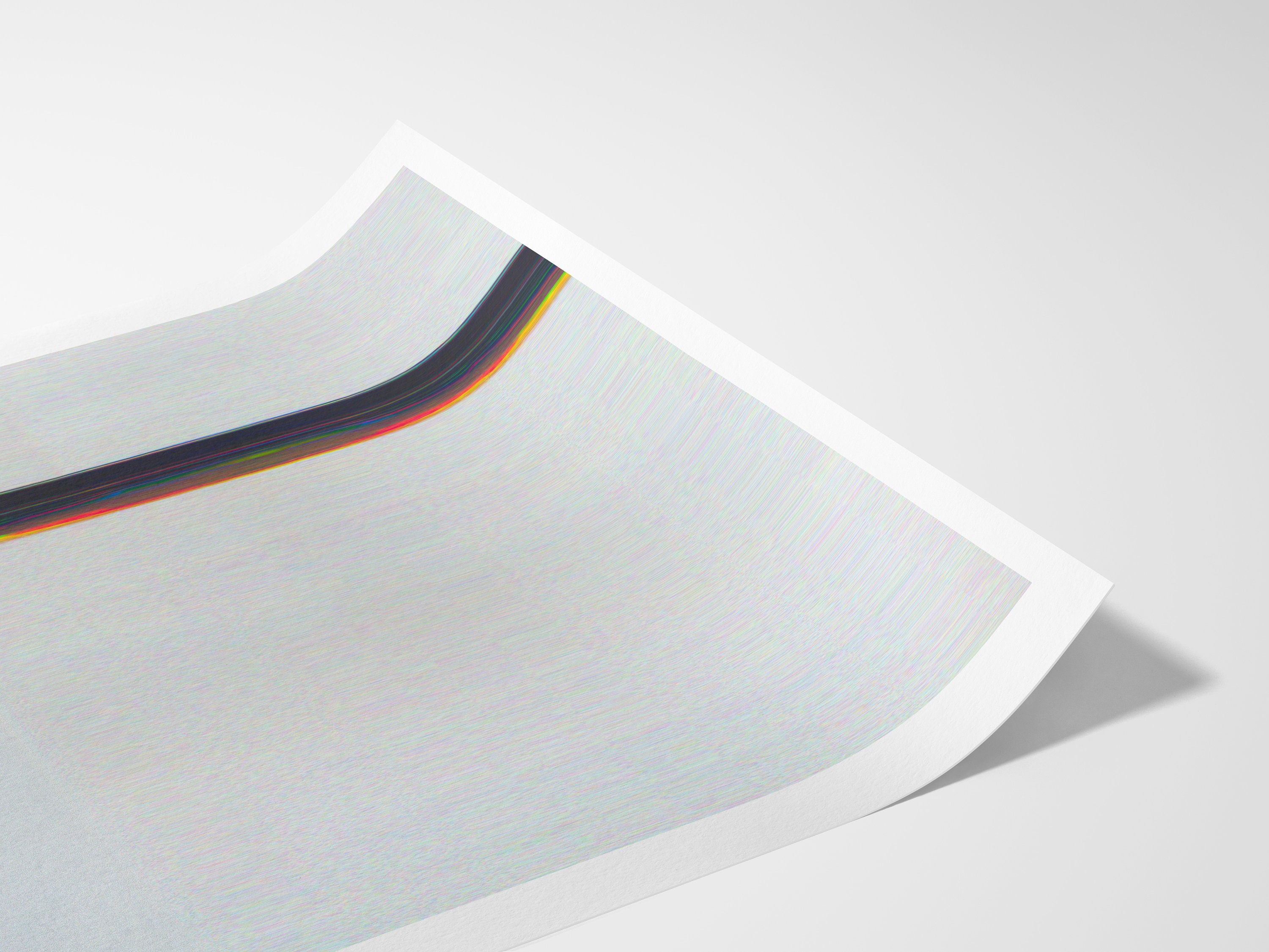 Trippy Altered Woman Portrait Wall Art - Beautiful Blue Ocean Photo Wall Decor For Home, Office, Apartment | Untitled (172) Giclée Print