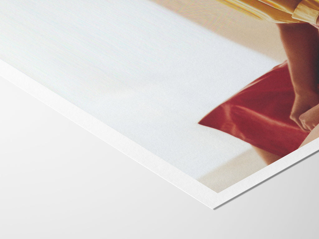 Elegant Minimalist Fashion Portrait - Soft Color Palette Wall Art for Contemporary Home Decor | Untitled (174) Giclée Print