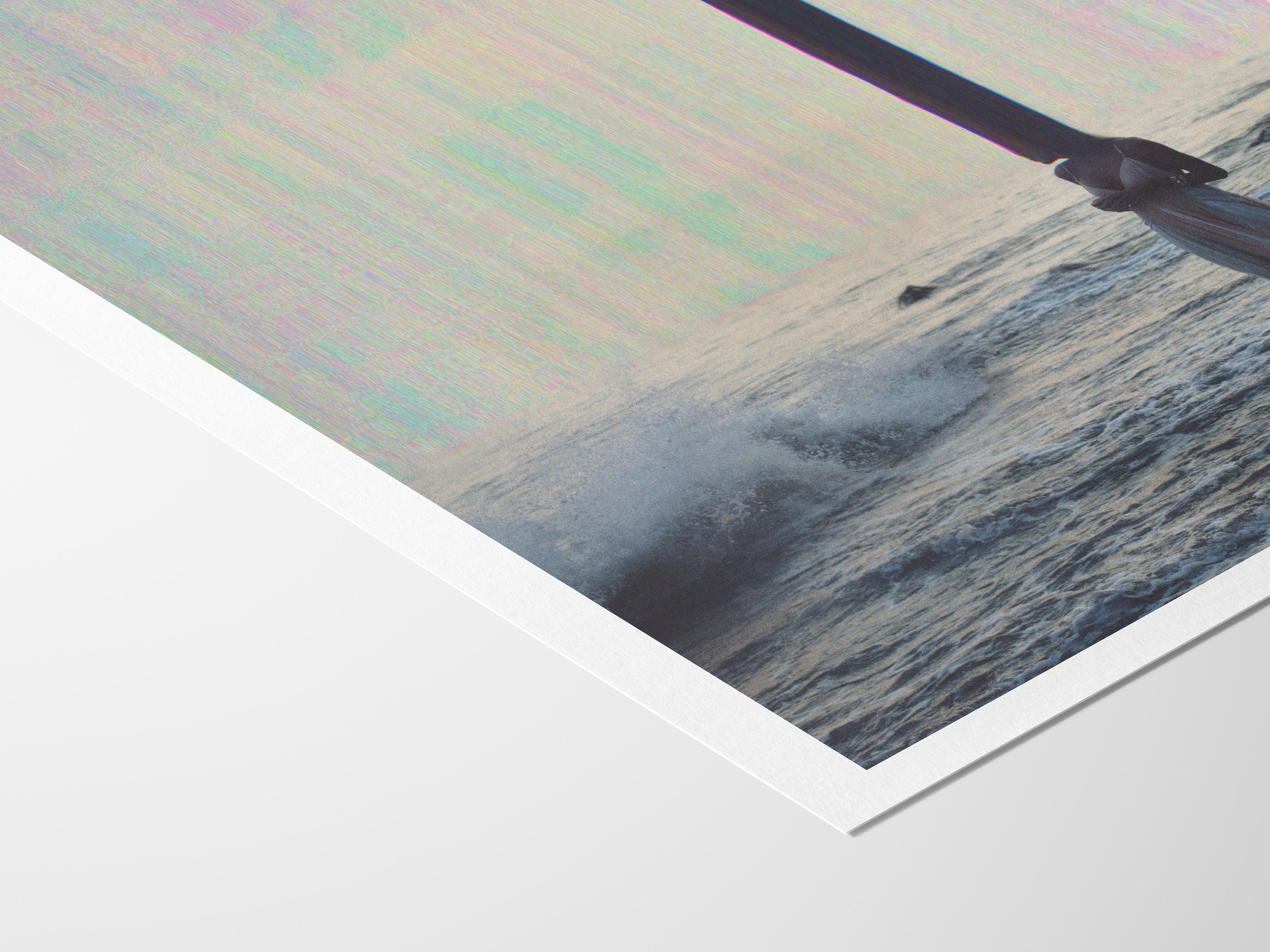 Surreal Feminine Figure Emerging from the Sea - Ethereal Dreamlike Artwork for Contemporary Home Decor | Untitled (177) Giclée Print