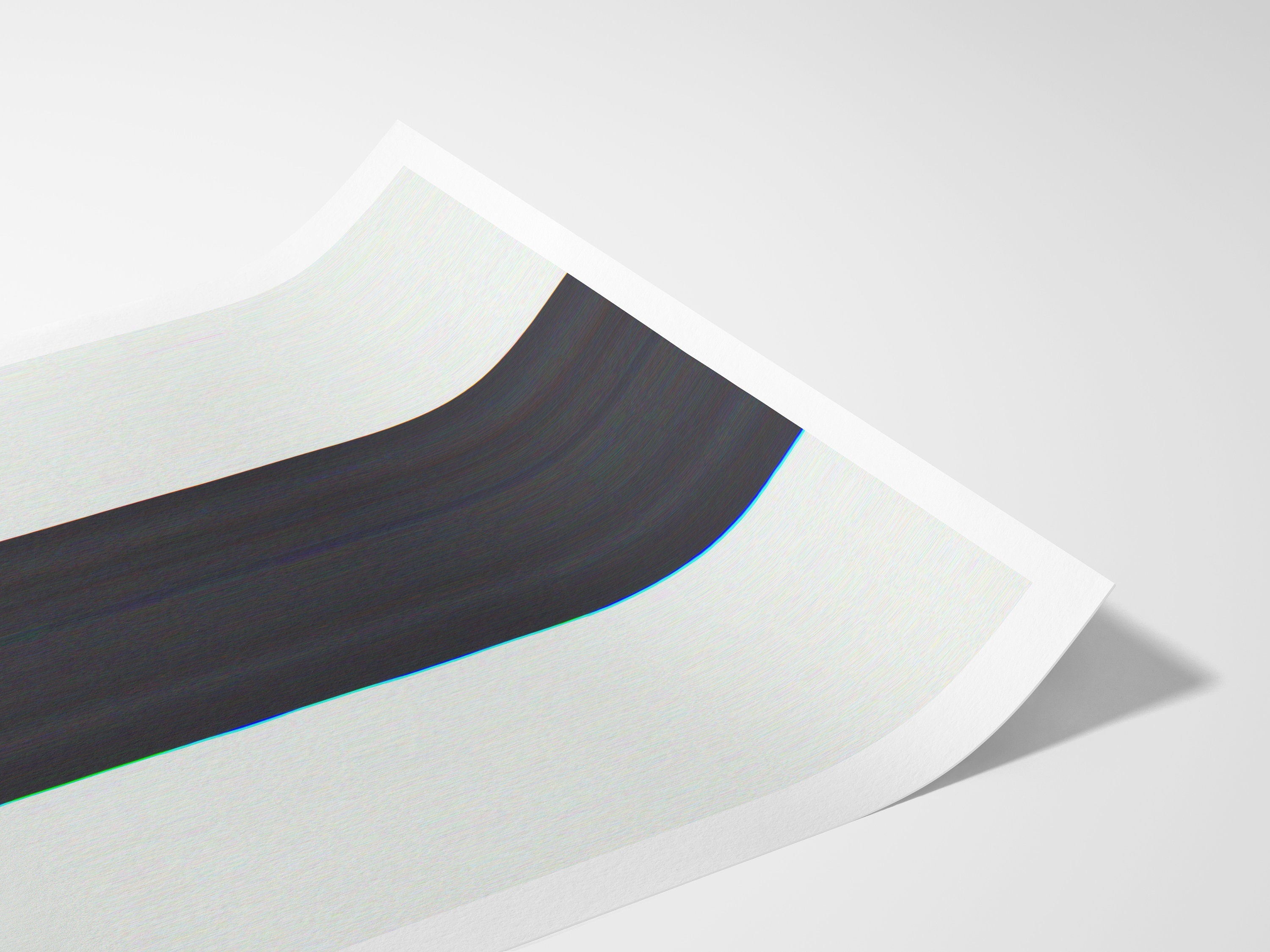 Minimalist Black and White Altered Portrait Wall Art - Luxury Fashion Photo Decor for Living Room, Bedroom | Untitled (179) Giclée Print