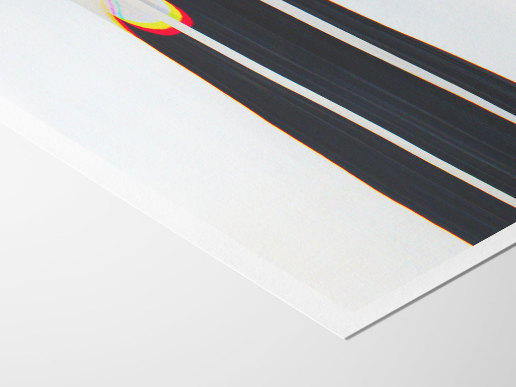 Elegant Abstract Fashion Portrait - Colorful Surreal Wall Art for Contemporary Home Decor | Untitled (181) Giclée Print