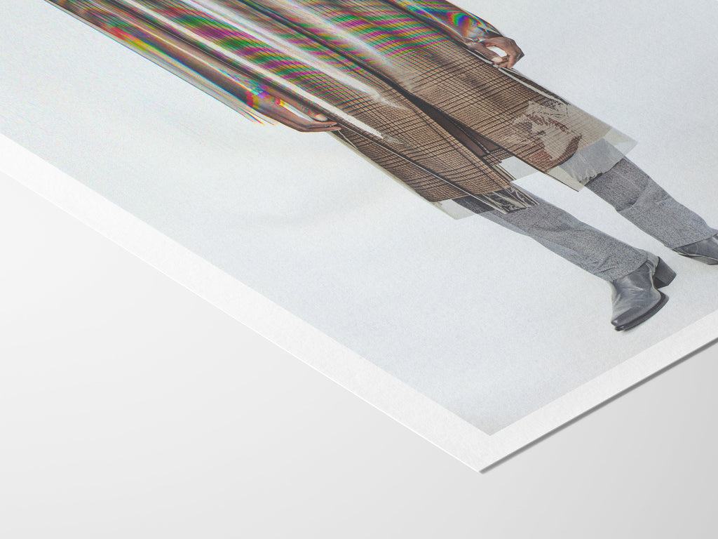 Surreal Altered Fashion Portrait Art - Colorful Abstract Wall Decor for Contemporary Home, Office, Living Room | Untitled (185) Giclée Print