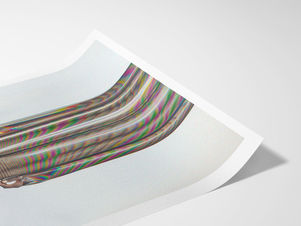 Surreal Altered Fashion Portrait Art - Colorful Abstract Wall Decor for Contemporary Home, Office, Living Room | Untitled (185) Giclée Print