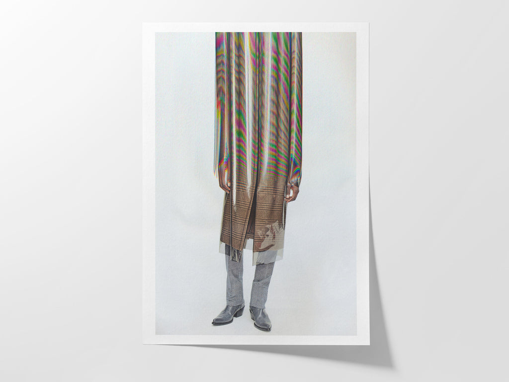 Surreal Altered Fashion Portrait Art - Colorful Abstract Wall Decor for Contemporary Home, Office, Living Room | Untitled (185) Giclée Print