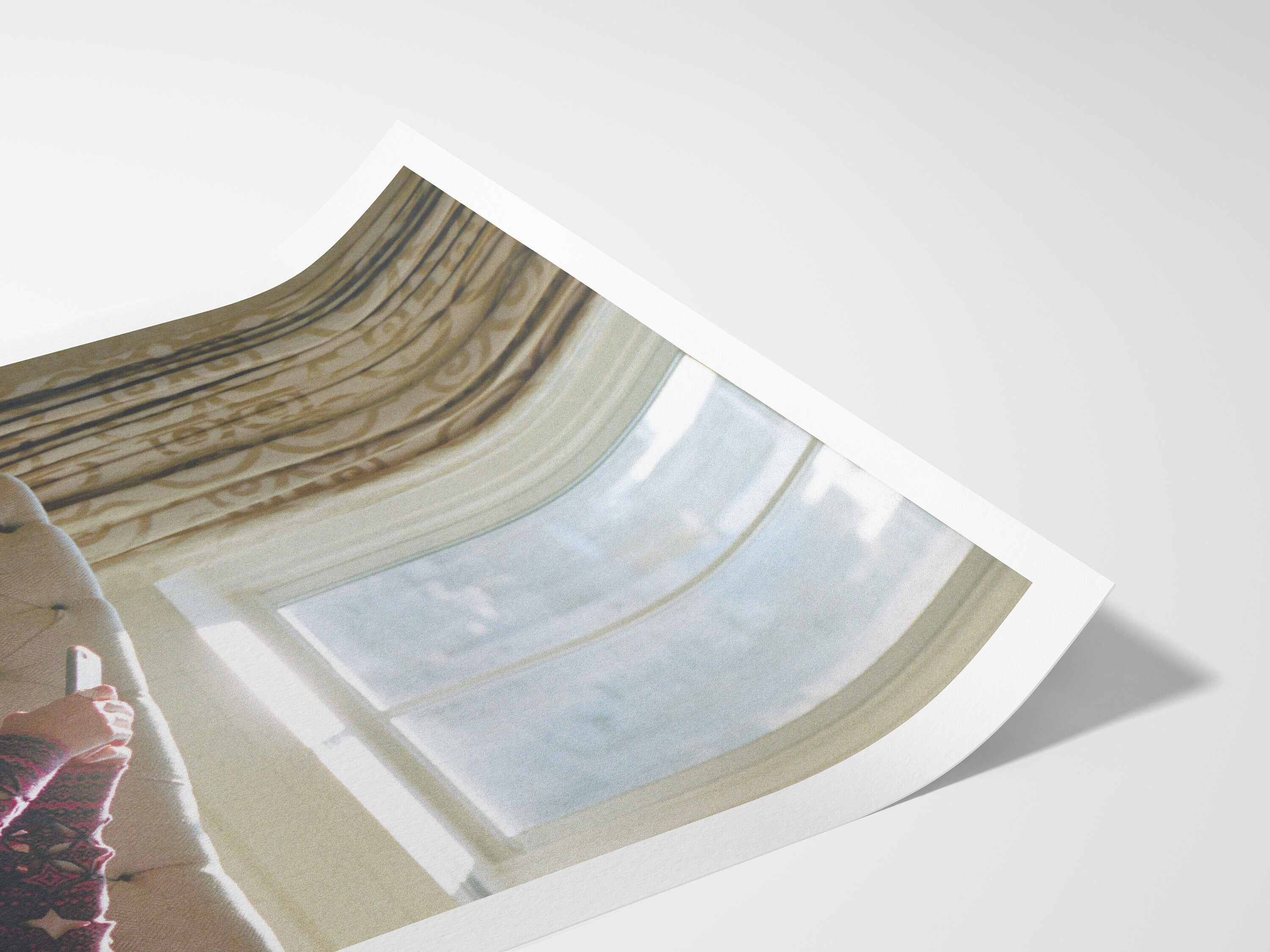 Surreal Altered Photo Art of Relaxation – Colorful Glitch Aesthetic Wall Decor for Home or Office | Untitled (186) Giclée Print