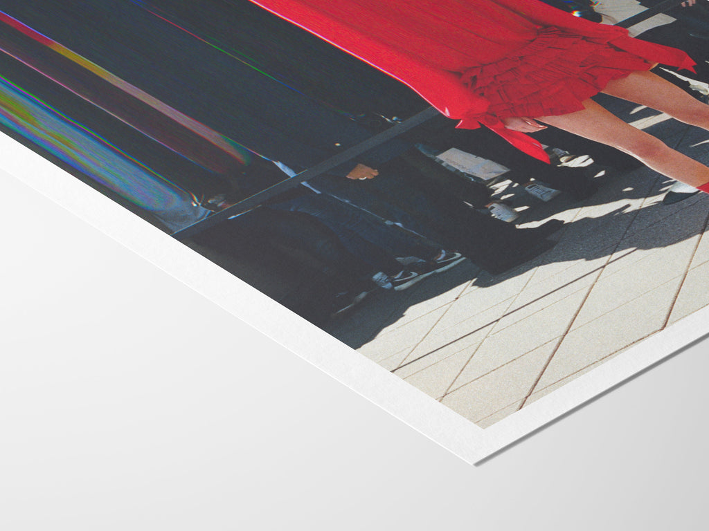 Surreal Red Fashion Statement Art Print - Bold Contemporary Decor for Living Room, Bedroom, or Office | Untitled (187) Giclée Print