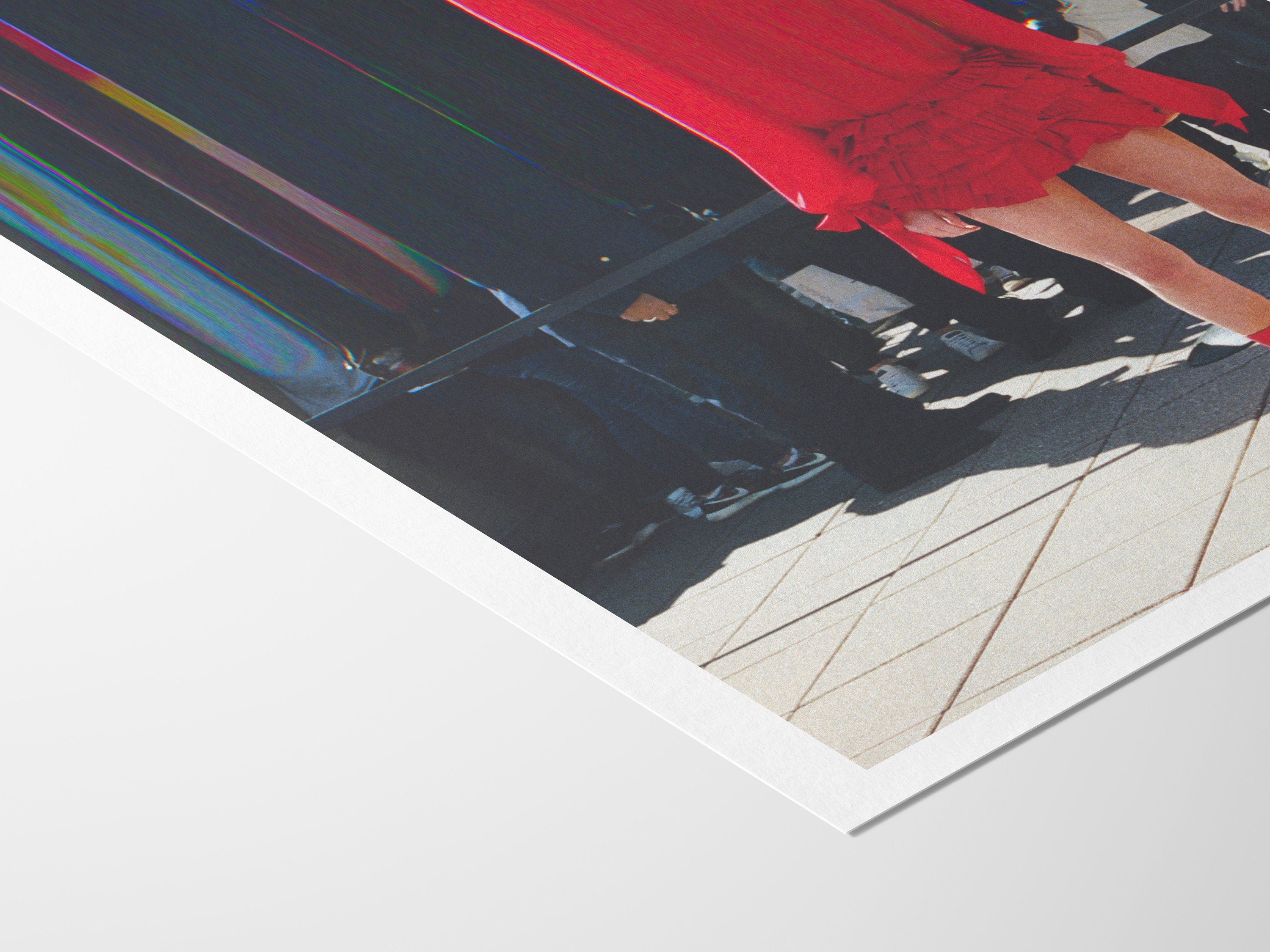 Surreal Red Fashion Statement Art Print - Bold Contemporary Decor for Living Room, Bedroom, or Office | Untitled (187) Giclée Print