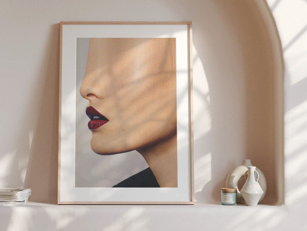 Surreal Altered Profile Portrait - Edgy Minimalist Wall Art for Contemporary Home and Office Decor | Untitled (188) Giclée Print