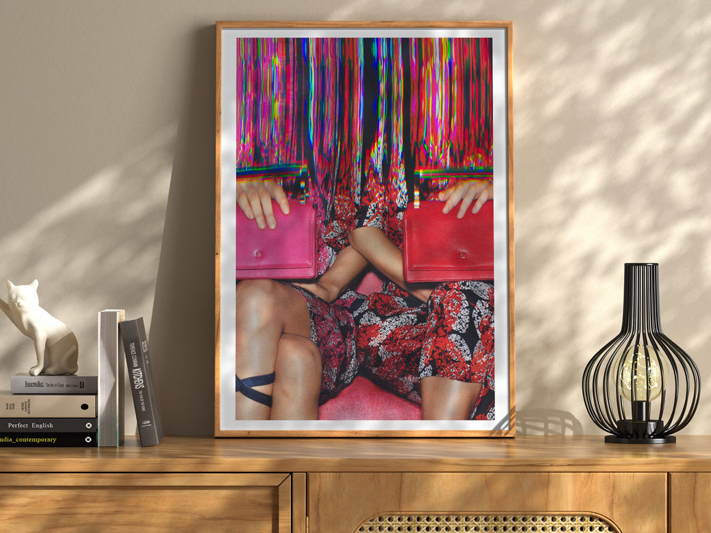 Surreal Altered Fashion Photography - Colorful Feminine Wall Art for Modern Home Decor | Untitled (189) Giclée Print