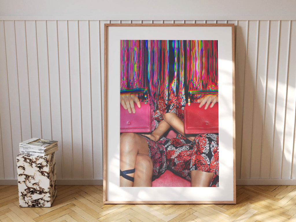 Surreal Altered Fashion Photography - Colorful Feminine Wall Art for Modern Home Decor | Untitled (189) Giclée Print