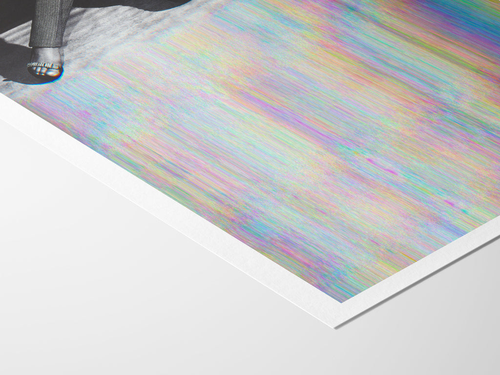 Surrealist Altered Fashion Photography Wall Art - Colorful Glitch Aesthetic for Modern Home Decor | Untitled (197) Giclée Print