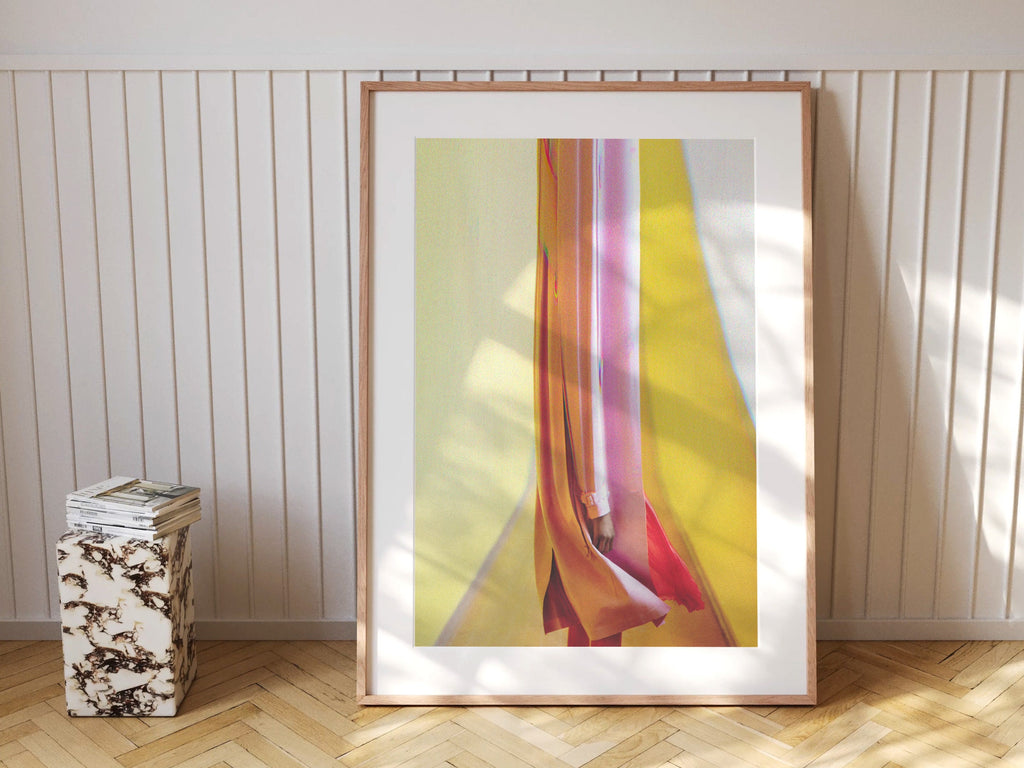 Altered Colorful African American Portrait Photo Art - Abstract Surreal Wall Decor for Home, Office, Apartment | Untitled (200) Giclée Print