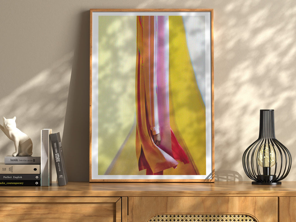 Altered Colorful African American Portrait Photo Art - Abstract Surreal Wall Decor for Home, Office, Apartment | Untitled (200) Giclée Print