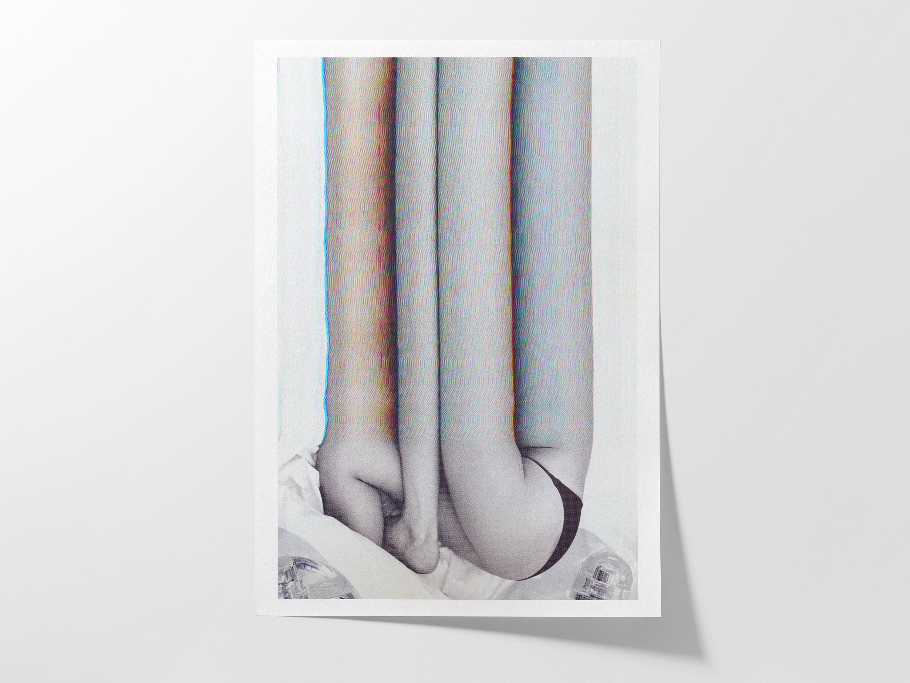 Surreal Altered Body Photography Art Print - Unique Minimalist Wall Decor for Home, Office, or Bedroom | Untitled (205) Giclée Print