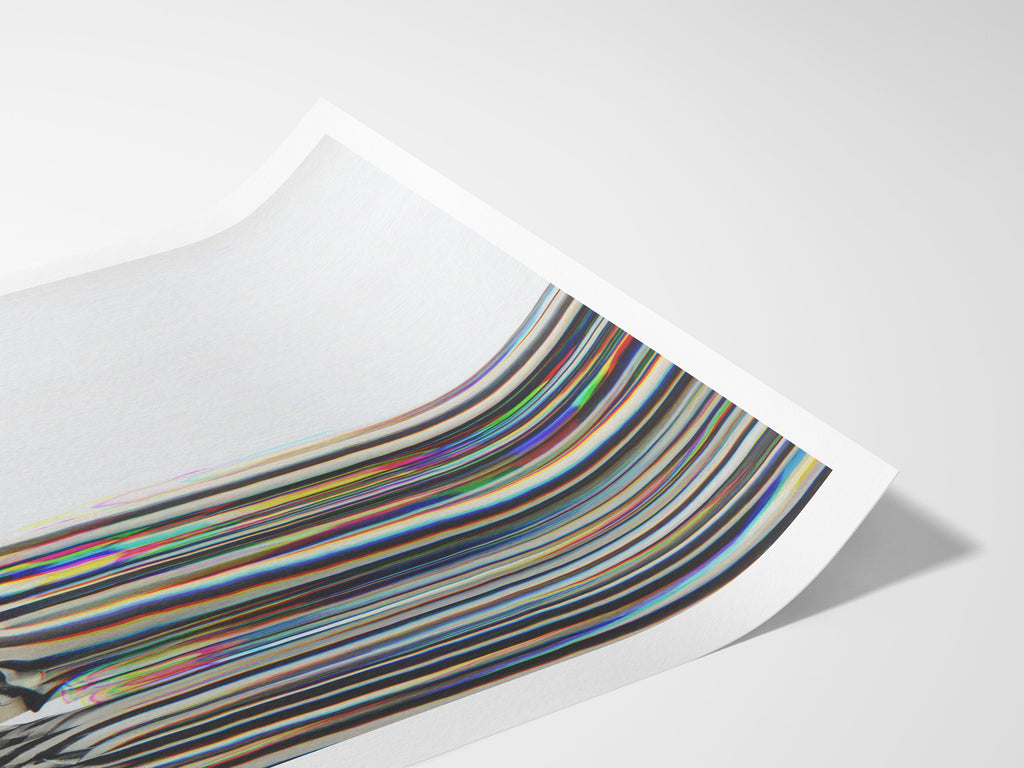 Trippy Altered Fashion Photo Art - Surreal Colorful Psychedelic Wall Decor for Home, Office, Living, Dining | Untitled (210) Giclée Print