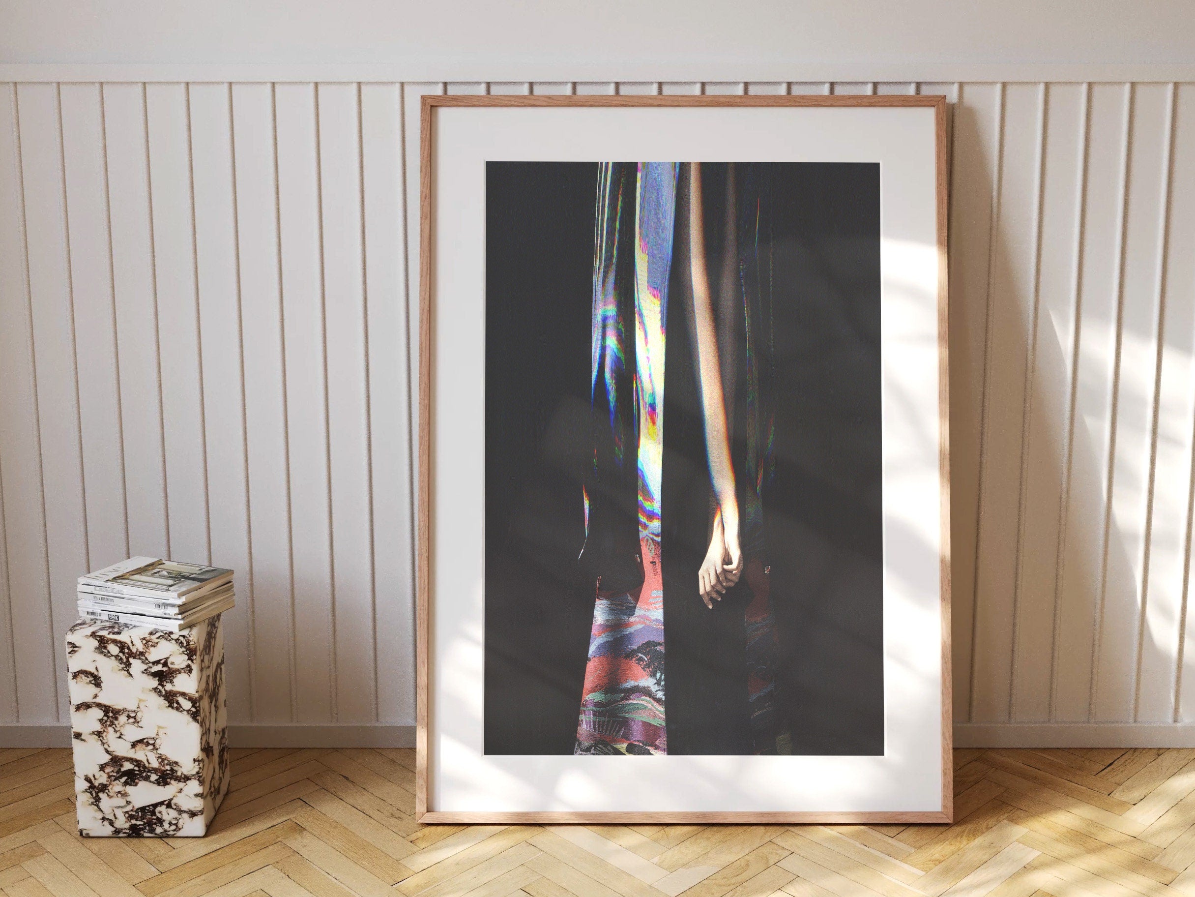 Ephemeral Altered Fashion Portrait Photo - Eclectic Moody Wall Decor for Living Room, Bedroom, Home, Office | Untitled (218) Giclée Print