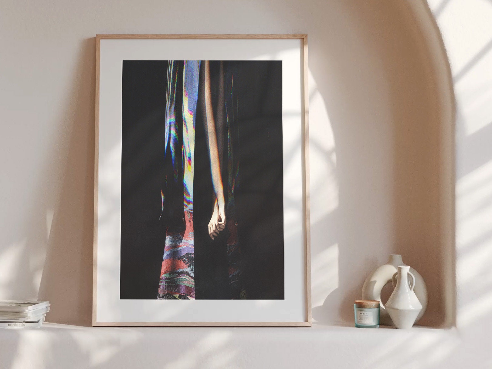 Ephemeral Altered Fashion Portrait Photo - Eclectic Moody Wall Decor for Living Room, Bedroom, Home, Office | Untitled (218) Giclée Print