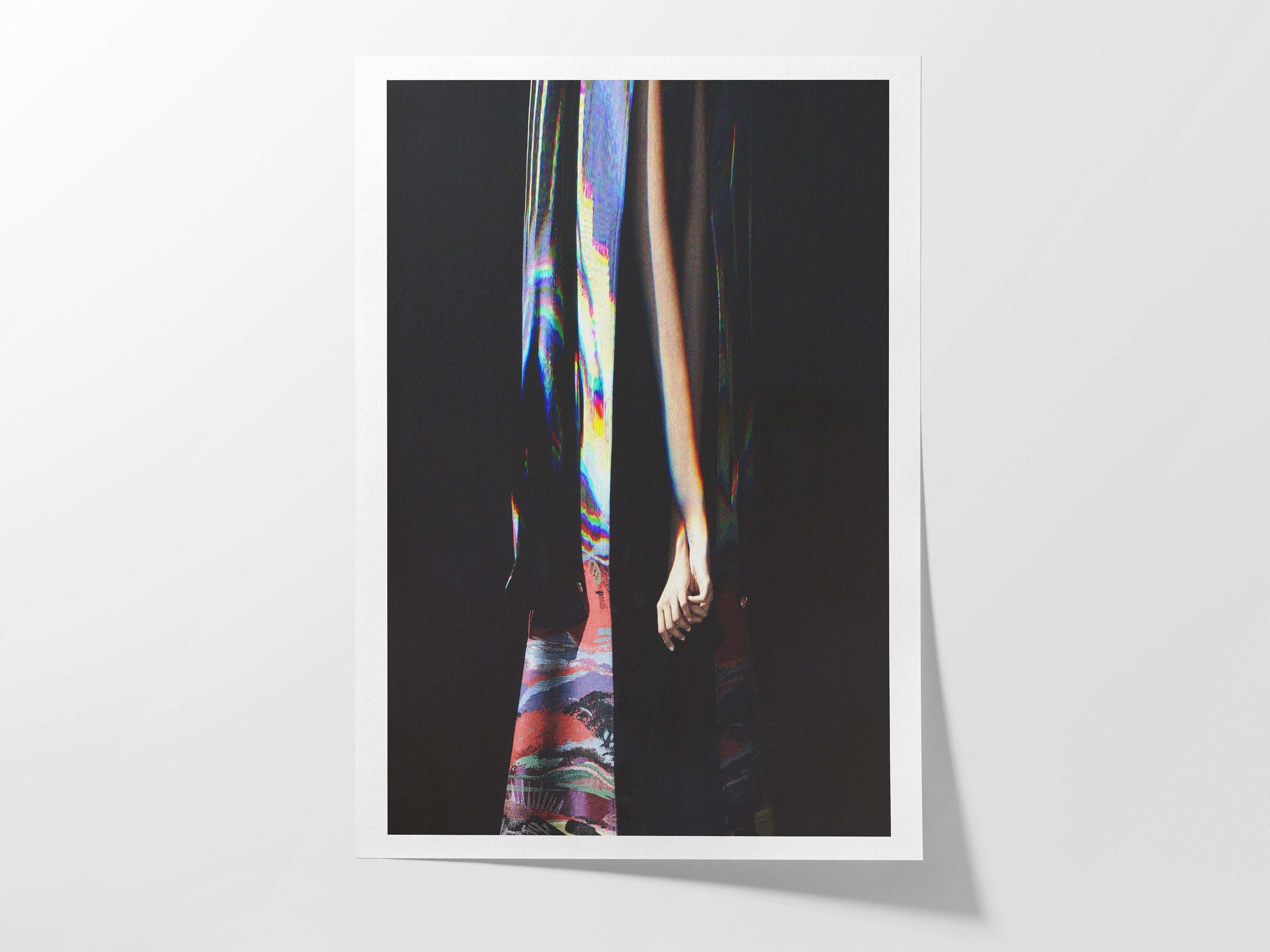 Ephemeral Altered Fashion Portrait Photo - Eclectic Moody Wall Decor for Living Room, Bedroom, Home, Office | Untitled (218) Giclée Print