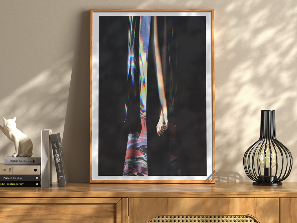 Ephemeral Altered Fashion Portrait Photo - Eclectic Moody Wall Decor for Living Room, Bedroom, Home, Office | Untitled (218) Giclée Print