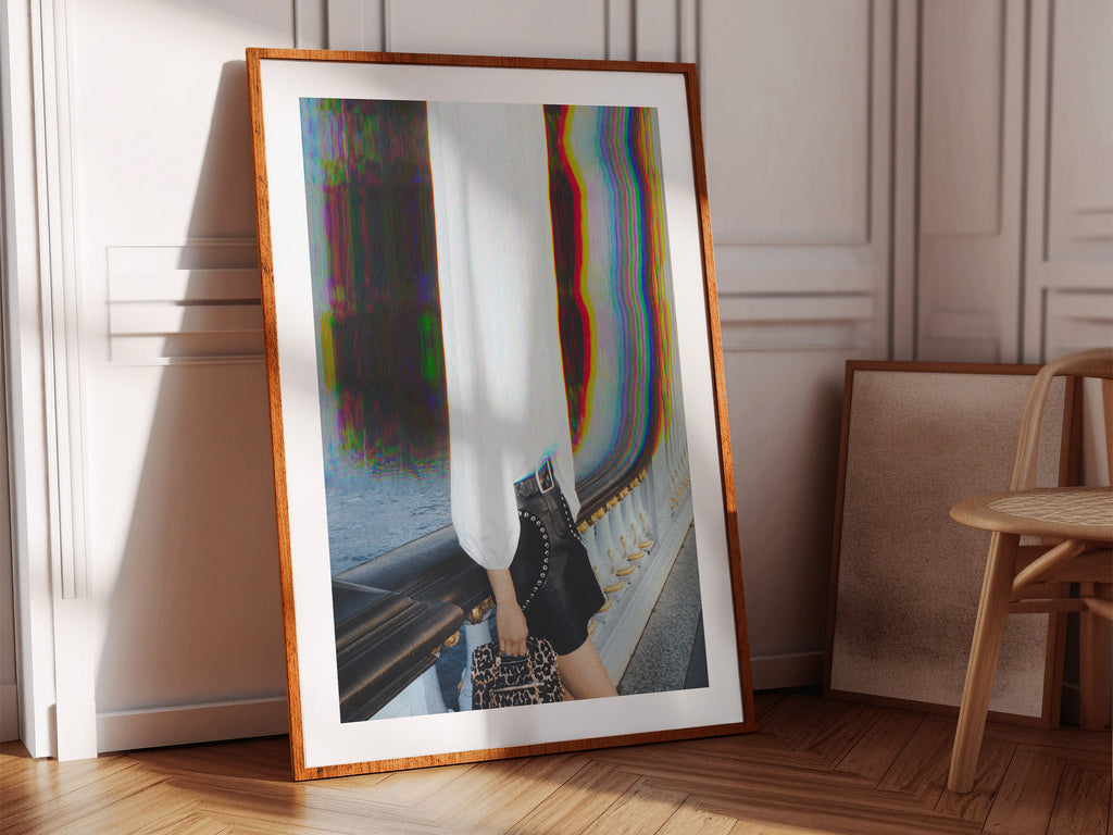 Psychedelic Altered Portrait Photo - Unique Colorful Eclectic Boho Wall Decor for Home, Office, Studio, Salon | Untitled (219) Giclée Print