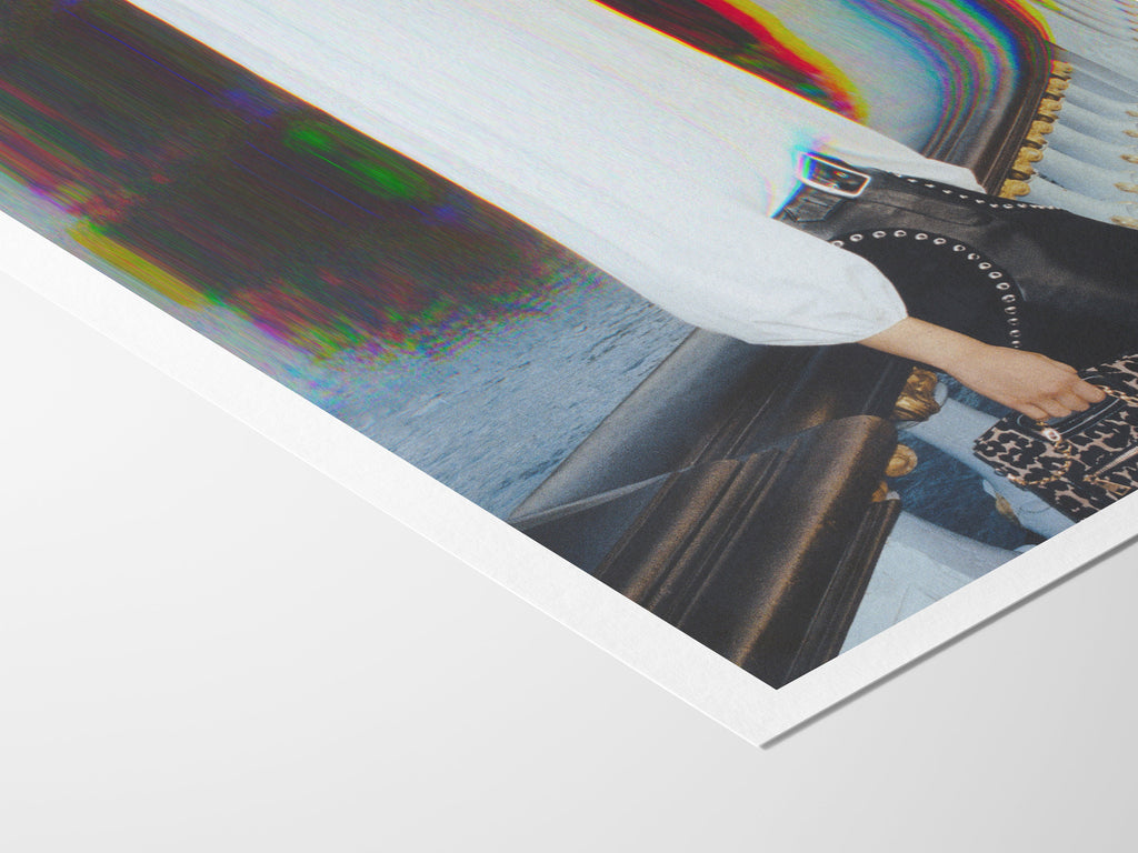 Psychedelic Altered Portrait Photo - Unique Colorful Eclectic Boho Wall Decor for Home, Office, Studio, Salon | Untitled (219) Giclée Print