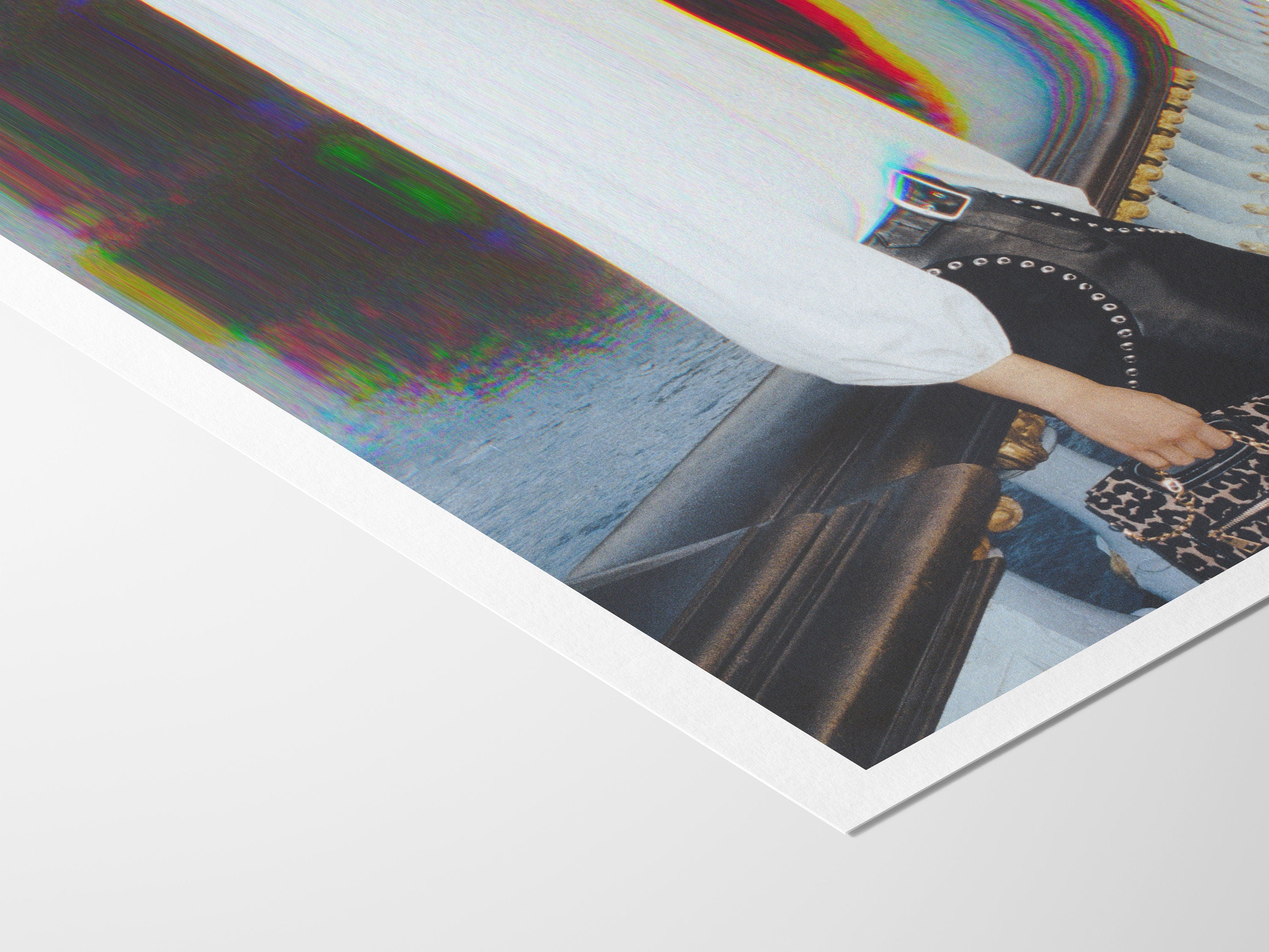 Psychedelic Altered Portrait Photo - Unique Colorful Eclectic Boho Wall Decor for Home, Office, Studio, Salon | Untitled (219) Giclée Print