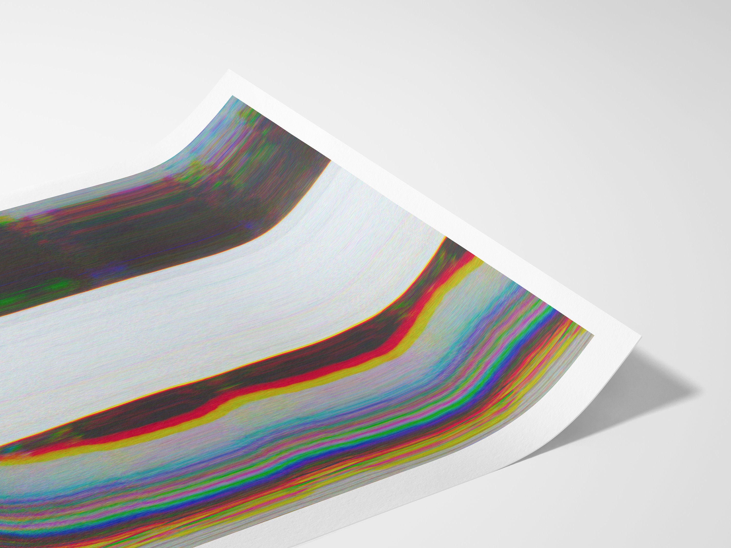 Psychedelic Altered Portrait Photo - Unique Colorful Eclectic Boho Wall Decor for Home, Office, Studio, Salon | Untitled (219) Giclée Print