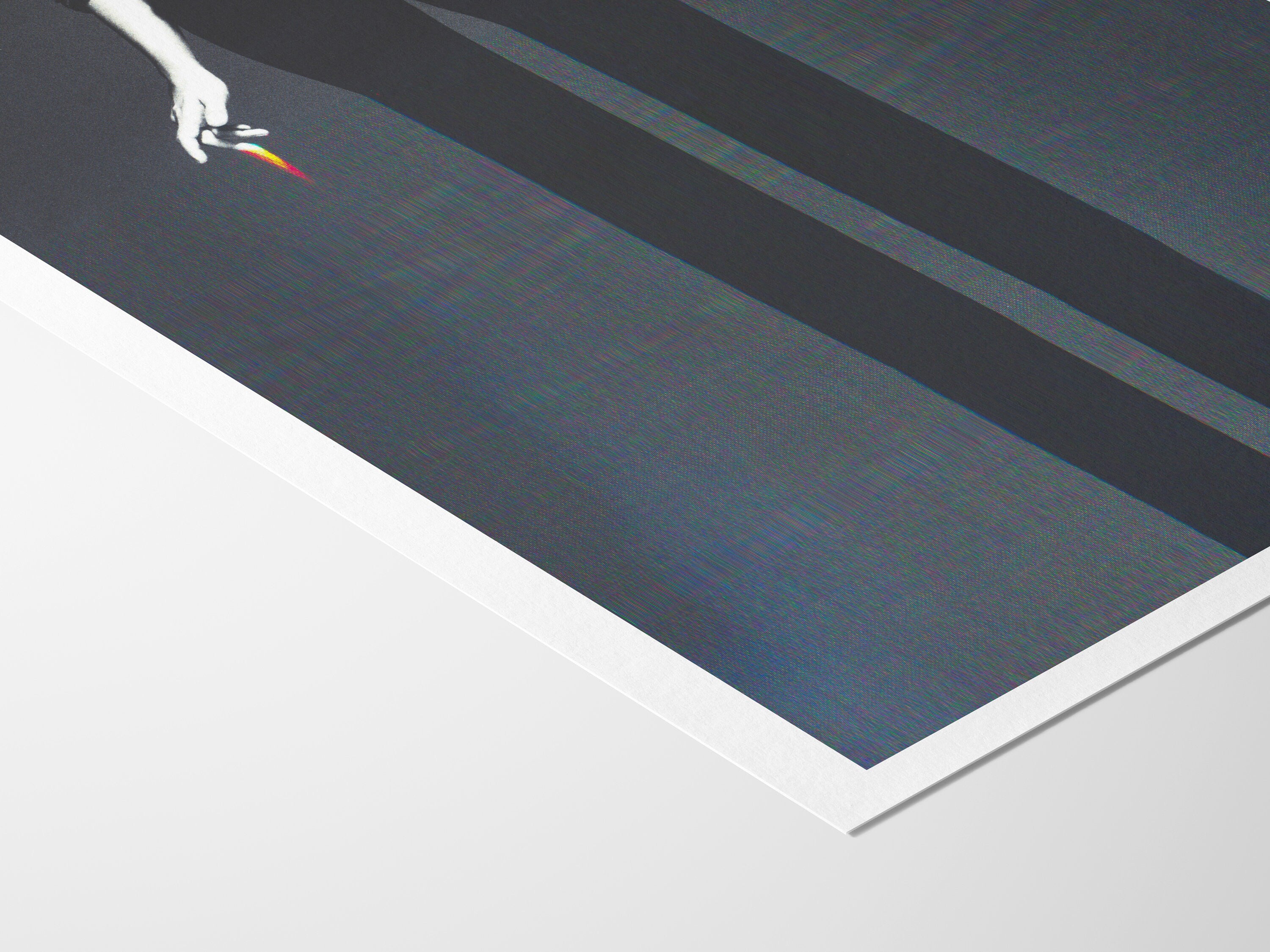 Altered Black And White Portrait Photo Wall Art - Eclectic, Moody, Minimal Aesthetic Decor For Home, Office | Untitled (220) Giclée Print